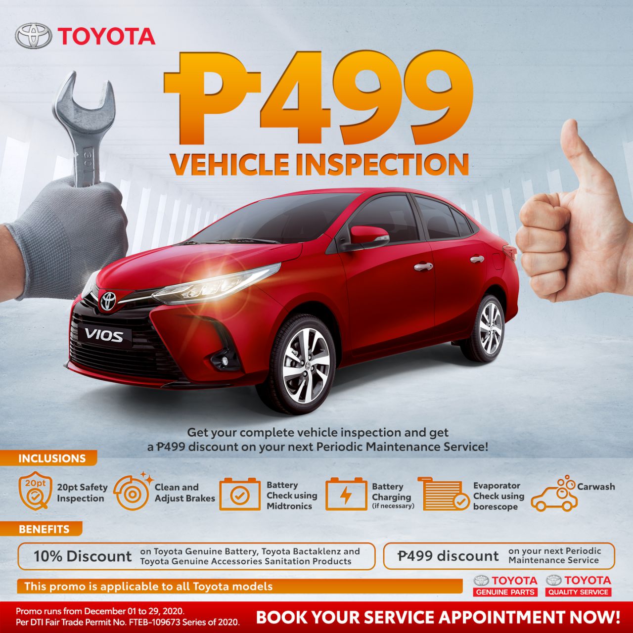 Toyota Announces Car Maintenance Week And More Service Offers For December Inquirer Mobility
